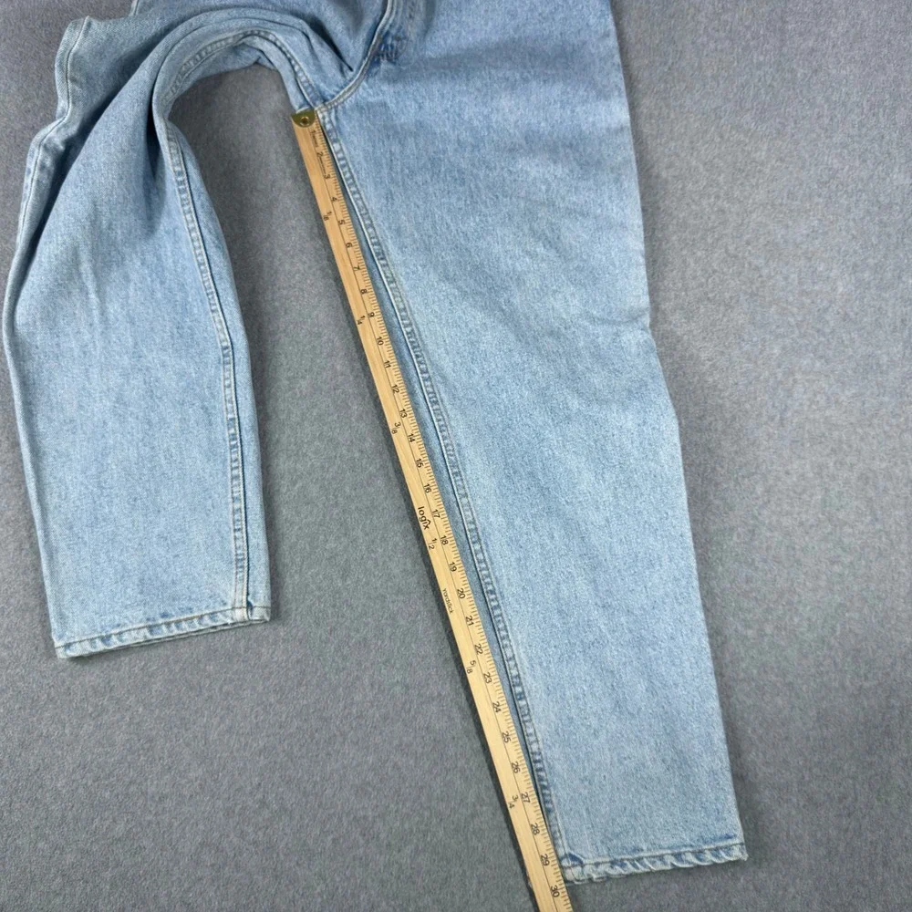 Vintage Levi's 550 Men's 34x30 Jeans USA Made 90s Tapered Leg Light Wash